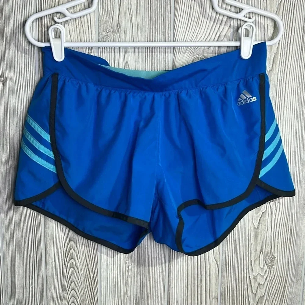 Women’s Adidas Climate Shorts Blue Size Medium
